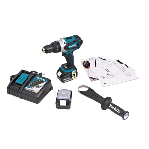MAKITA สว่านไขควงไร้สาย 18 โวลต์ ขนาด 1/2 นิ้ว รุ่น DDF-458RFE