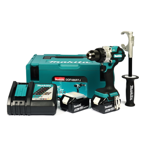 MAKITA สว่านไขควงไร้สาย 18 โวลต์ ขนาด 1/2 นิ้ว รุ่น DDF486RTJ