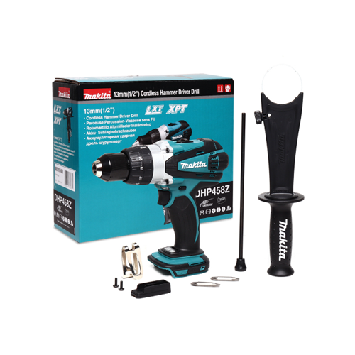 MAKITA สว่านกระแทกไร้สาย 18 โวลต์ ขนาด 13 มม. (1/2 นิ้ว) รุ่น DHP458Z