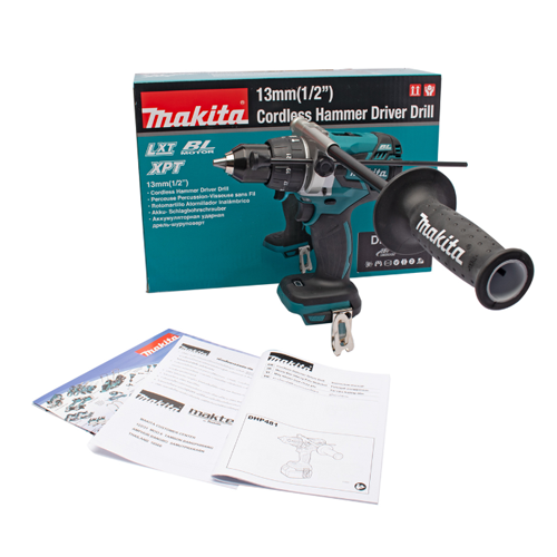 MAKITA สว่านไร้สายกระแทก 18 โวลต์ รุ่น DHP481Z