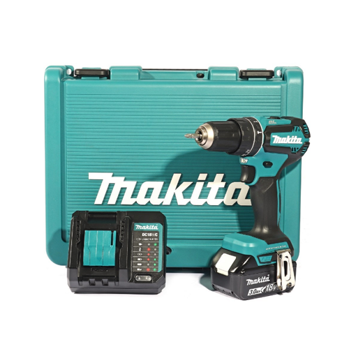MAKITA สว่านกระแทกไร้สาย 18 โวลต์ ขนาด 13 มม. (1/2 นิ้ว) รุ่น DHP485F003