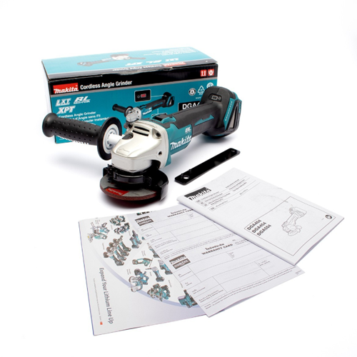 MAKITA เครื่องเจียไร้สาย 18 โวลต์ ขนาด 4 นิ้ว รุ่น DGA404Z