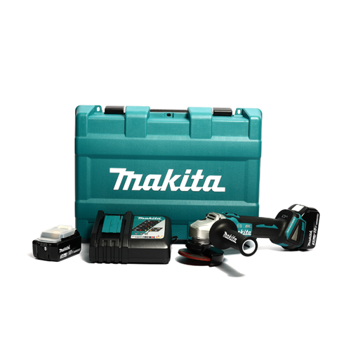 MAKITA เครื่องเจียไร้สาย 18 โวลต์ ขนาด 4 นิ้ว รุ่น DGA406RFE