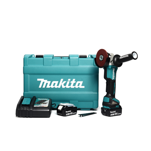 MAKITA เครื่องเจียไร้สาย 18 โวลต์ ขนาด 4 นิ้ว รุ่น DGA408RFE